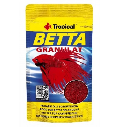 Tropical Betta Granulat - granuliuotas maistas gaideliams, 10 g